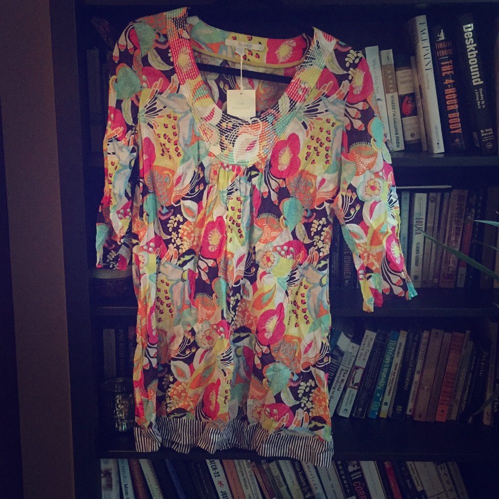 Boden Beach Crinkle Tunic